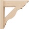 Ekena Millwork 6-in W x 18-in D x 18-in H Funston Trad Rough Cedar Woodgrain TimberThane Outlooker, Primed Tan OUTUR060X18X18FST04RCPR - alternate 6